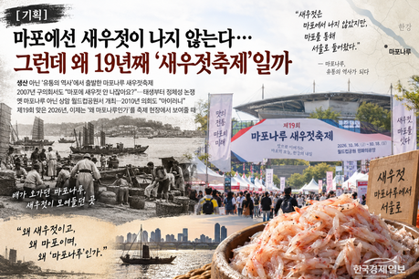 마포에선 새우젓이 나지 않는다…그런데 왜 19년째 ‘새우젓축제’일까